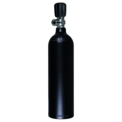 BTS Aluminium Scuba Tank 1.5L 230 Bar Inert Gas Valve