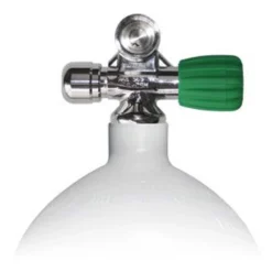 BTS Steel Scuba Tank 12L 230 Bar Concave Long EU Nitrox Right Expandable Valve