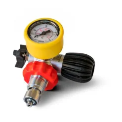 Filling Valve DIN 300 With Pressure Gauge