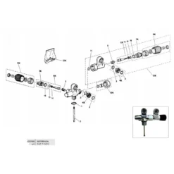 CRESSI DIN/INT Valve Adapter With O-Rings
