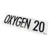 GUE MOD Tank Marking Decals: Oxygen 20 -CRESS Dive Gear Shop halcyon gue mod tank marking decals oxygen 20
