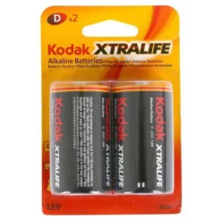 Kodak D LR20 Alkaline Batteries 2 Units