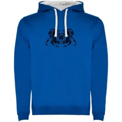 Crab Tribal Two-Colour Hoodie
