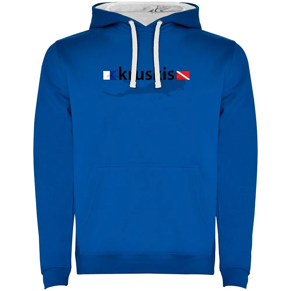 Diver Flags Two-Colour Hoodie 3 Diver Flags Two-Colour Hoodie