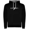 Diving Heartbeat Two-Colour Hoodie