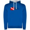 Diving Passion Two-Colour Hoodie 2 Diving Passion Two-Colour Hoodie -CRESS Dive Gear Shop kruskis diving passion two colour hoodie