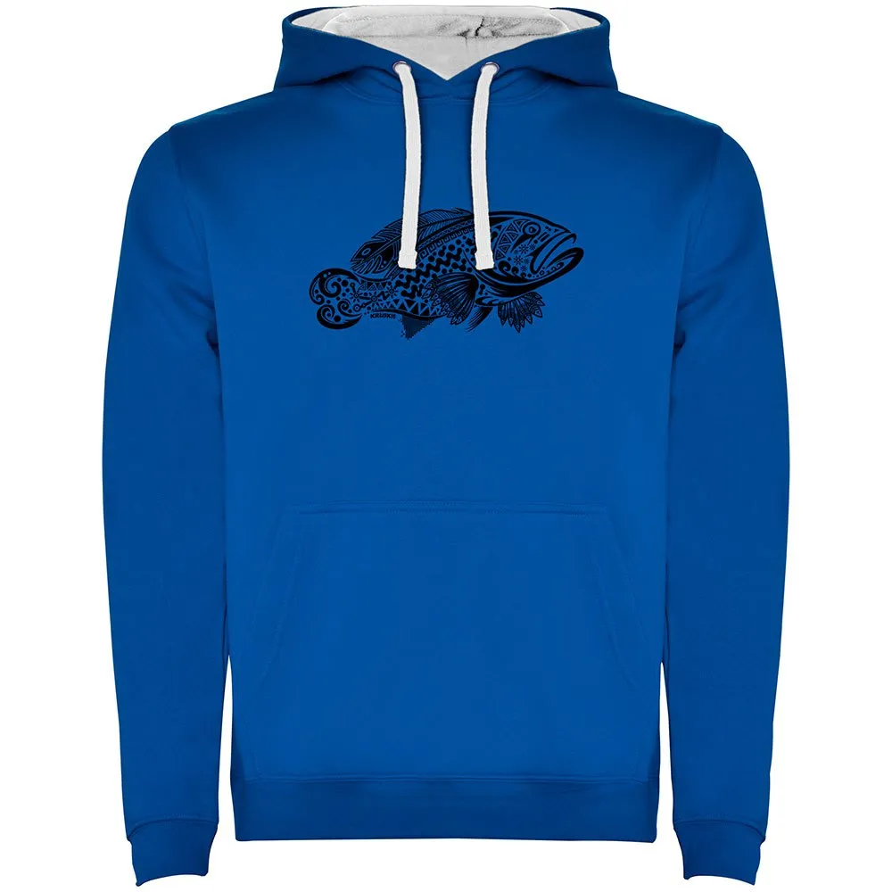 Grouper Tribal Two-Colour Hoodie 3 Grouper Tribal Two-Colour Hoodie