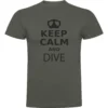 Keep Calm And Dive Short Sleeve T-Shirt -CRESS Dive Gear Shop kruskis keep calm and dive short sleeve t shirt