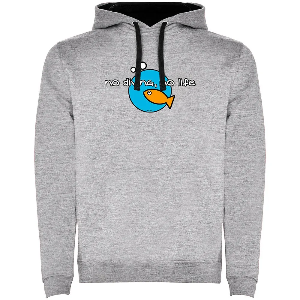 No Diving No Life Two-Colour Hoodie 3 No Diving No Life Two-Colour Hoodie