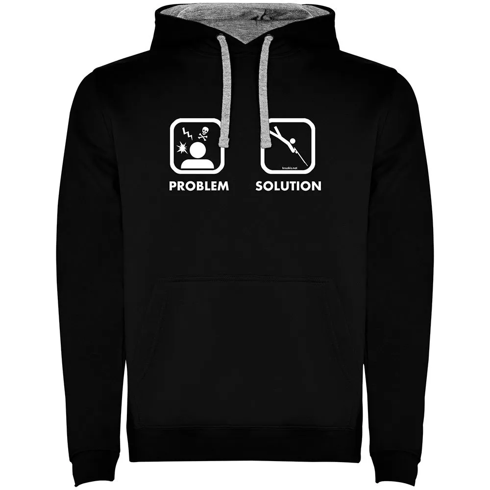 Problem Solution Spearfishing Two-Colour Hoodie 3 Problem Solution Spearfishing Two-Colour Hoodie