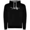 Shark Tribal Two-Colour Hoodie 2 Shark Tribal Two-Colour Hoodie -CRESS Dive Gear Shop kruskis shark tribal two colour hoodie