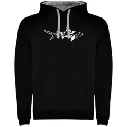 Shark Tribal Two-Colour Hoodie