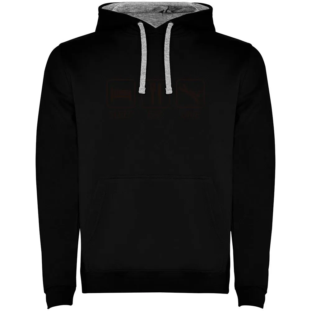 Sleep Eat And Dive Two-Colour Hoodie 3 Sleep Eat And Dive Two-Colour Hoodie