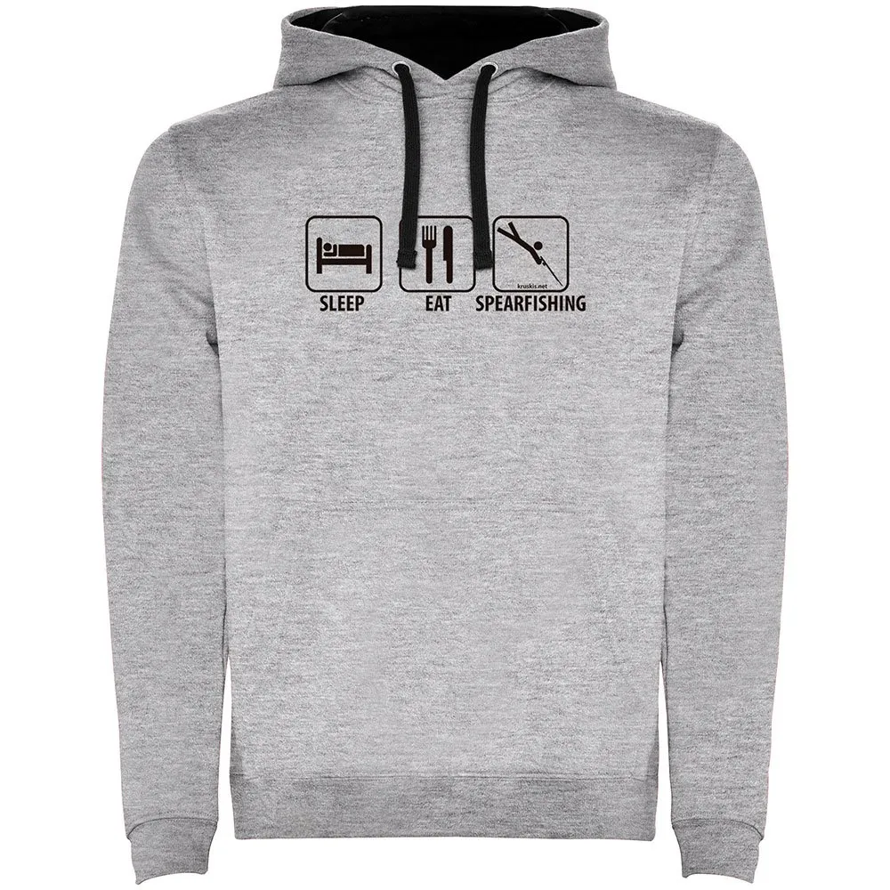 Sleep Eat And Sperfishing Two-Colour Hoodie 3 Sleep Eat And Sperfishing Two-Colour Hoodie