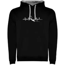 Spearfishing Heartbeat Two-Colour Hoodie