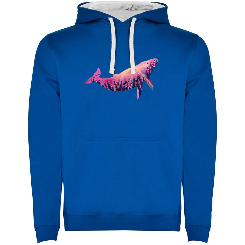 Whale Two-Colour Hoodie 3 Whale Two-Colour Hoodie