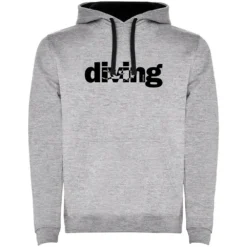 Word Diving Two-Colour Hoodie