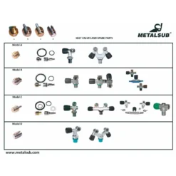 Complete Stem Valve For Model C 10 Units -CRESS Dive Gear Shop metalsub complete stem valve for model c 10 units 2