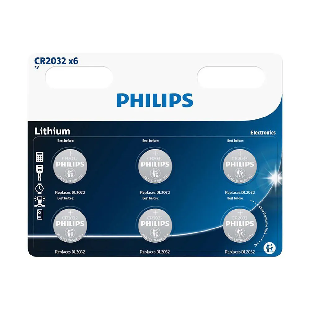 Philips Cr2032 Lithium Batteries 3v Pack 3 3 Philips Cr2032 Lithium Batteries 3v Pack 3