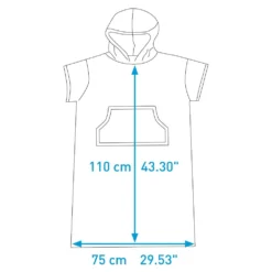 SURFLOGIC Logo Poncho -CRESS Dive Gear Shop surflogic logo poncho 2