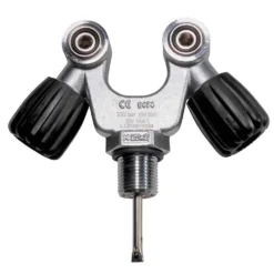 Inox Double Oulet Valve M25